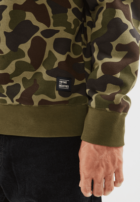 Ad camo crewneck sweatshirt