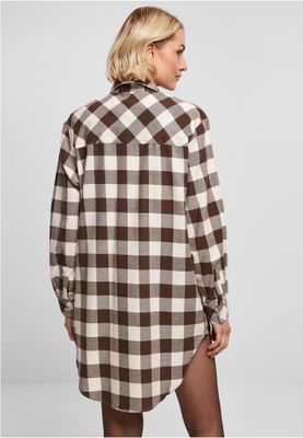 Oversize flannel dress - ladies