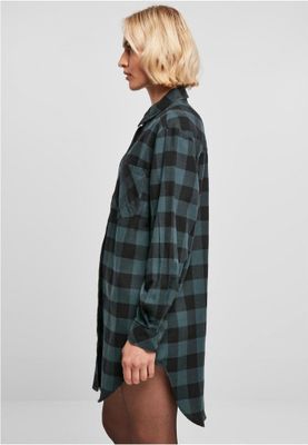 Oversize flannel dress - ladies