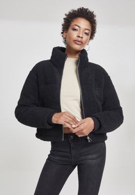 Short teddy jacket lady