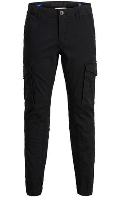 Black cargo pants for children