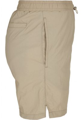 Damshorts i skrynkligt nylon