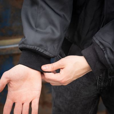 SECURITY jacket with liner and zip-off sleeves
