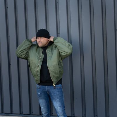 MA-1 bomber jacket lined