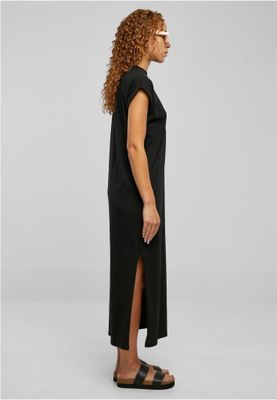 Simple long dress with short sleeves