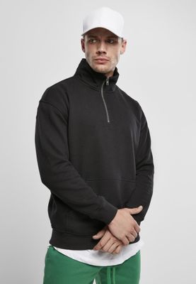 Black base sweater in organic cotton