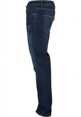 Distressed Strech Denim Pants