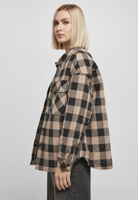 Ladies Flanell Padded Overshirt