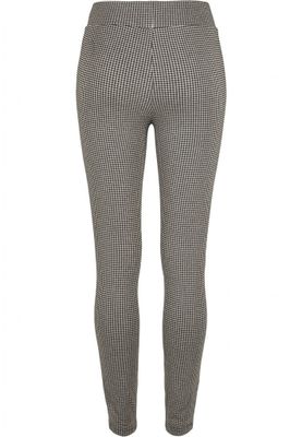 Leggings med små firkanter og høj talje