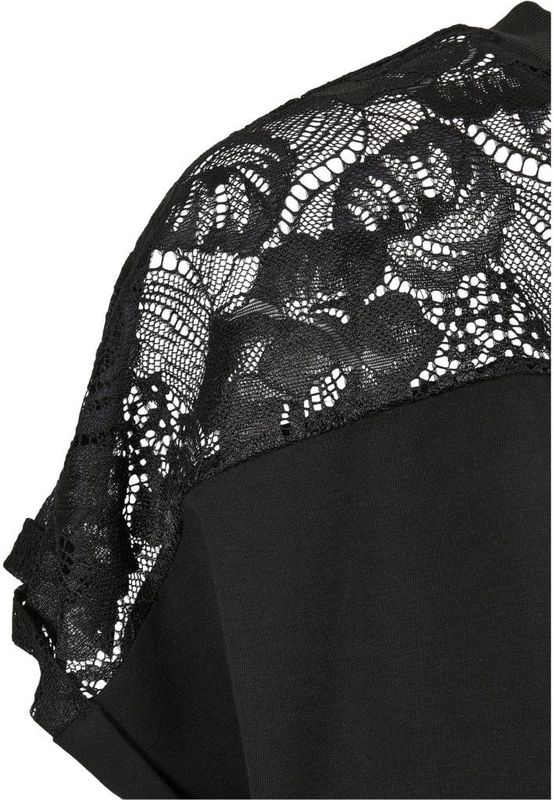 Oversize topp med spets
