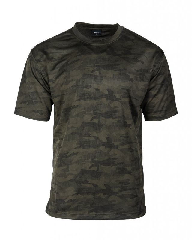 Functional T-shirt woodland camo