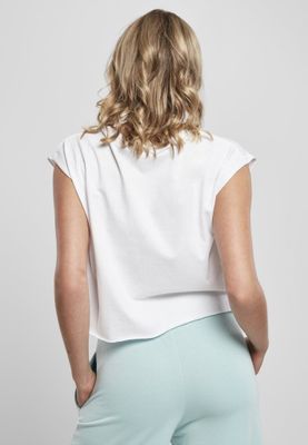 Short t-shirt with holkarm two-pack lady