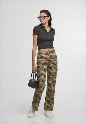 Byxor med camouflage mönster regular – green camo