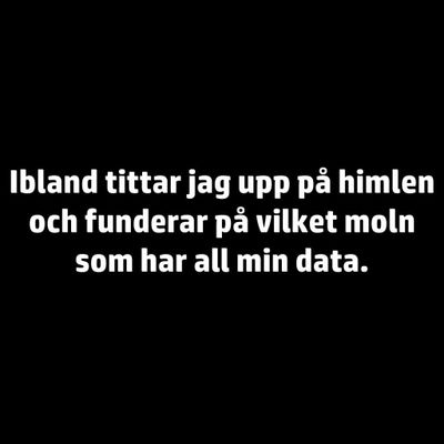 Tittar upp på himlen T-shirt