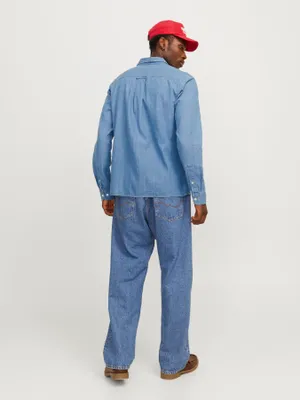 Jeansskjorta regular fit - herr