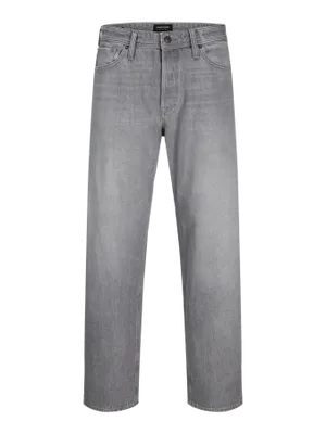 Grå loose fit jeans herr - EDDIE
