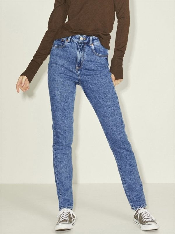 Blue Slimfit stretch jeans for women