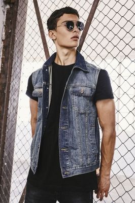 Denim vest
