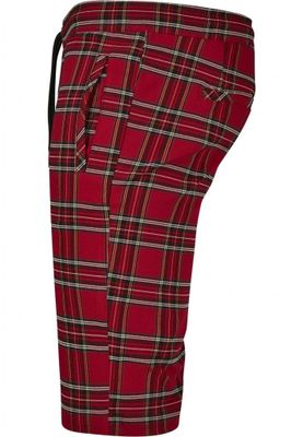 Tartan patterned shorts