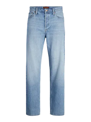 Ljusblå jeans loose fit herr - EDDIE