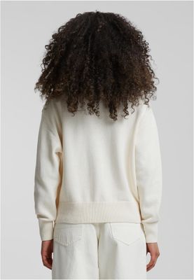 Kofta för dam med knappar framtill– whitesand