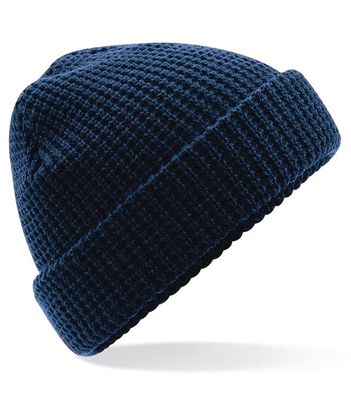 Waffle knitted hat