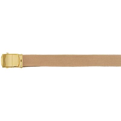 Khaki canvas belt 130 cm