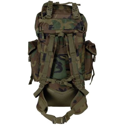 Vandrerygsæk BW kamp med MOLLE camo