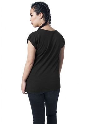 Sort dame-t-shirt topløs