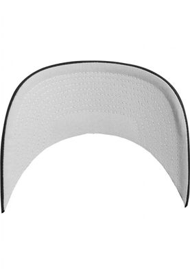Sort/hvid flexfit cap 5 panel