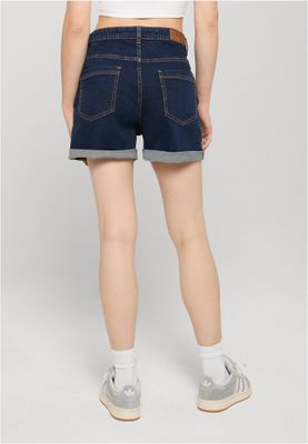 Shorts för dam – dark blue washed