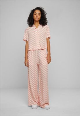Women's wide pleated trousers
