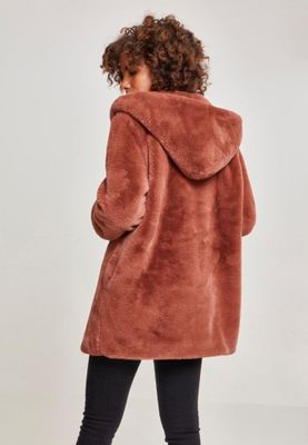 Ladies Hooded Teddy Coat