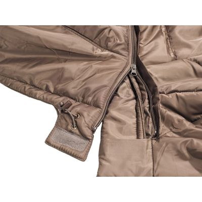 Lined vest with detachable hood