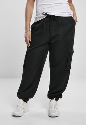 Cargo pants in viscose pond