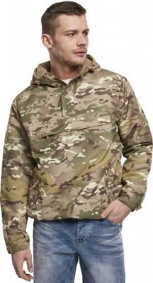 Wind jacket with fleece lining camouflage