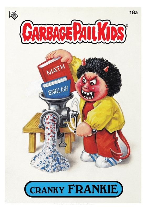 Garbage Pail Kids - Cranky Frankie Poster