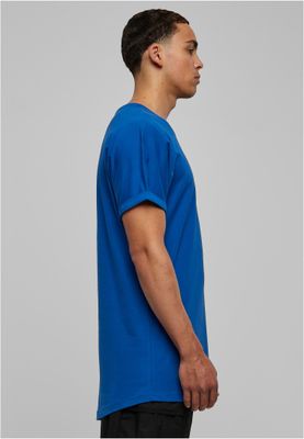 Long Shaped Turnup Tee Sporty Blue
