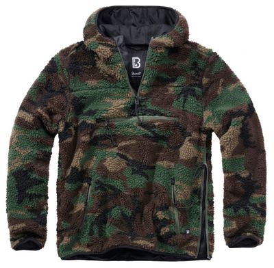 Teddyfleece worker pullover camo