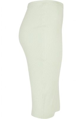 Ladies Rib Knit Midi Skirt