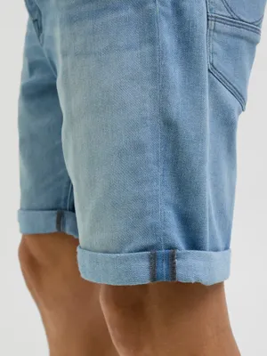 Blå jeansshorts i klassisk regular fit