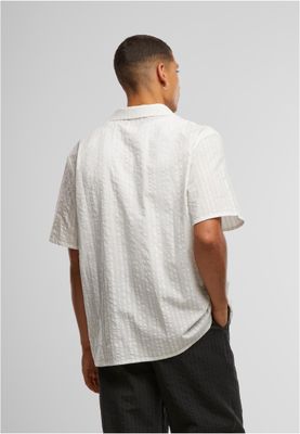 Seersucker Resort Skjorta – Vit