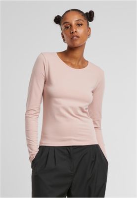 Ladies Basic Super Slim Longsleeve Topp 90% Bomull