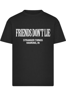 Stranger Things Friends Don’t Lie Loose Tee Black