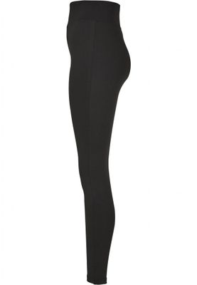 Sort leggings med høj talje