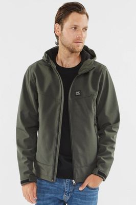 Fleece lined softshell jacket - men