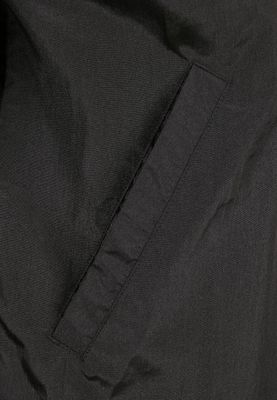 Black men's jacket with double pockets and inner pocket
