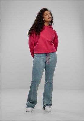 Kort oversized hoodie dam