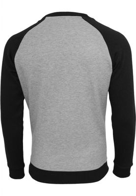 Tvåfärgad raglan sweatshirt