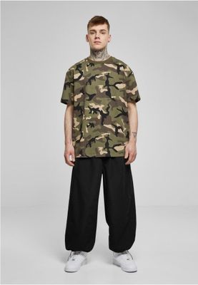 Oversized T-shirt in dark camouflage for men